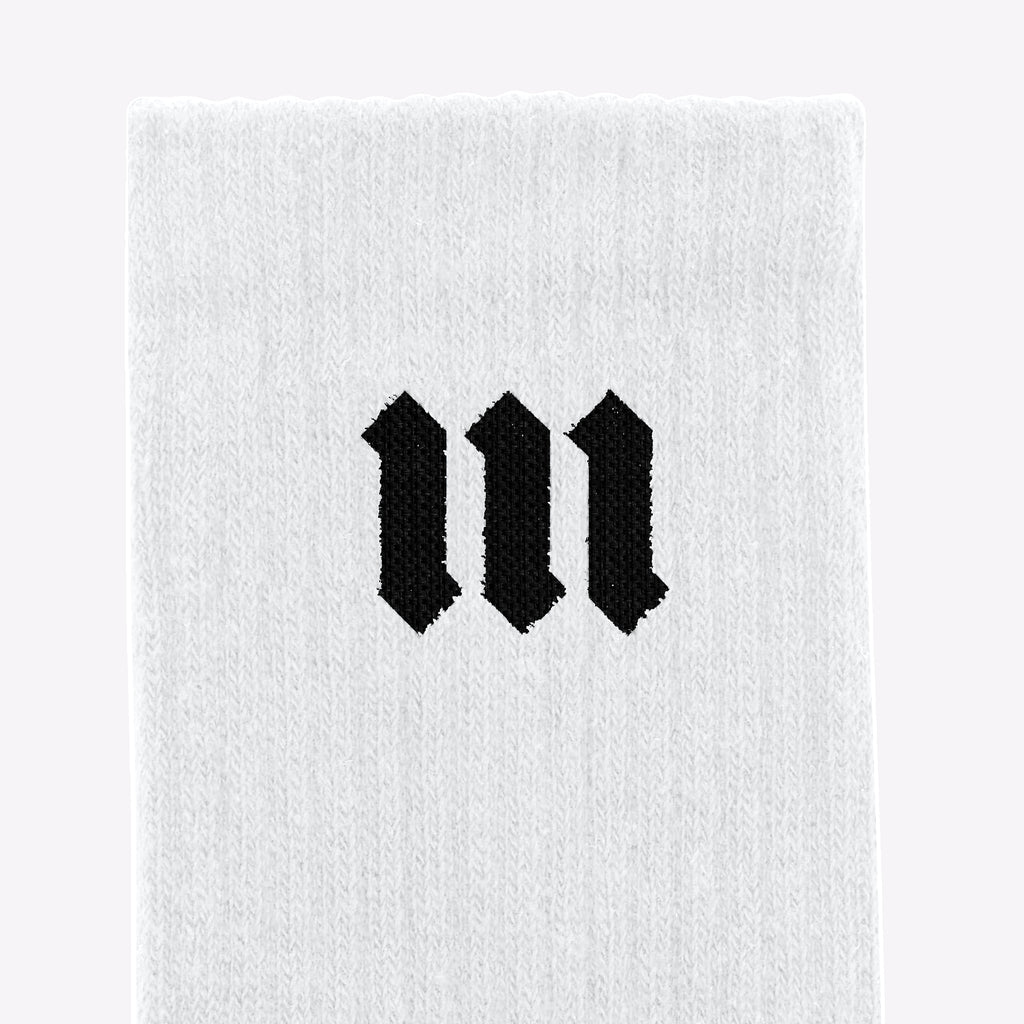 Meia Cano Alto  Mith Nation Branco