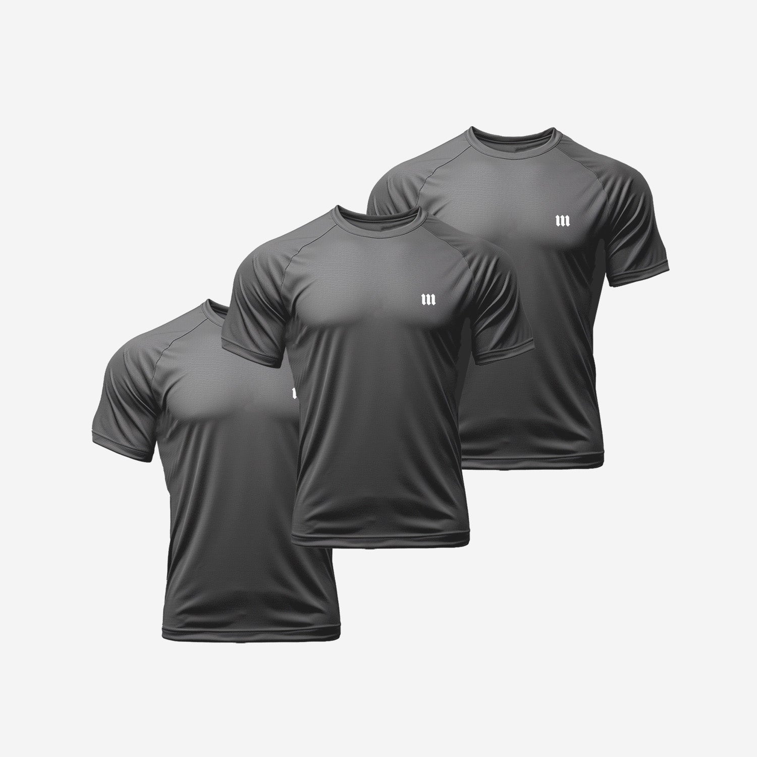 Kit 3 Camisetas Dry Fit Mith Chumbo