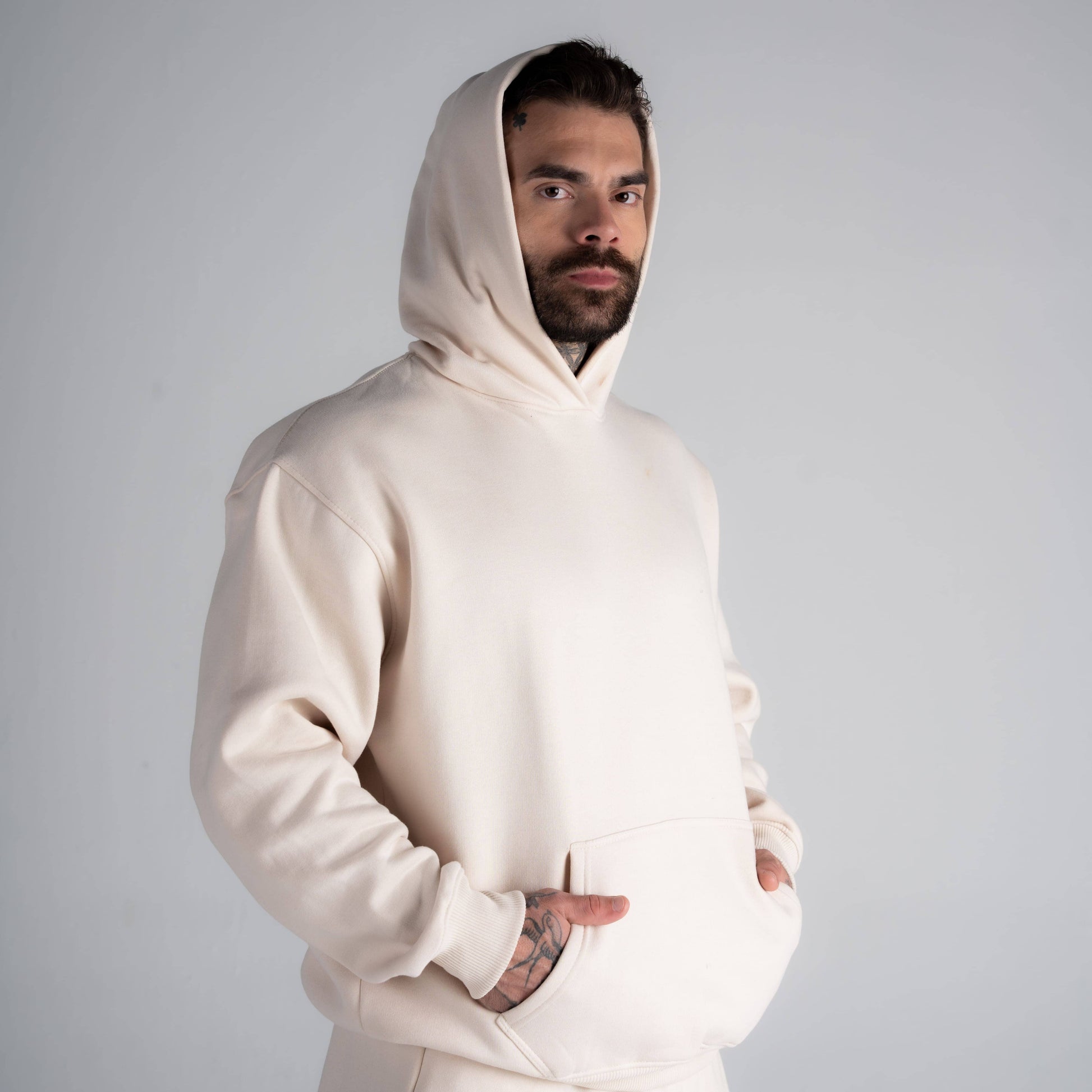 Blusa de Moletom Oversized Cloud Creme