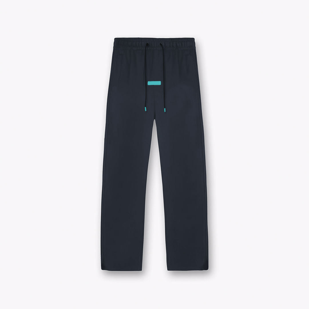 Calça de Moletom Oversized Reta Mith Aesthetics Cinza