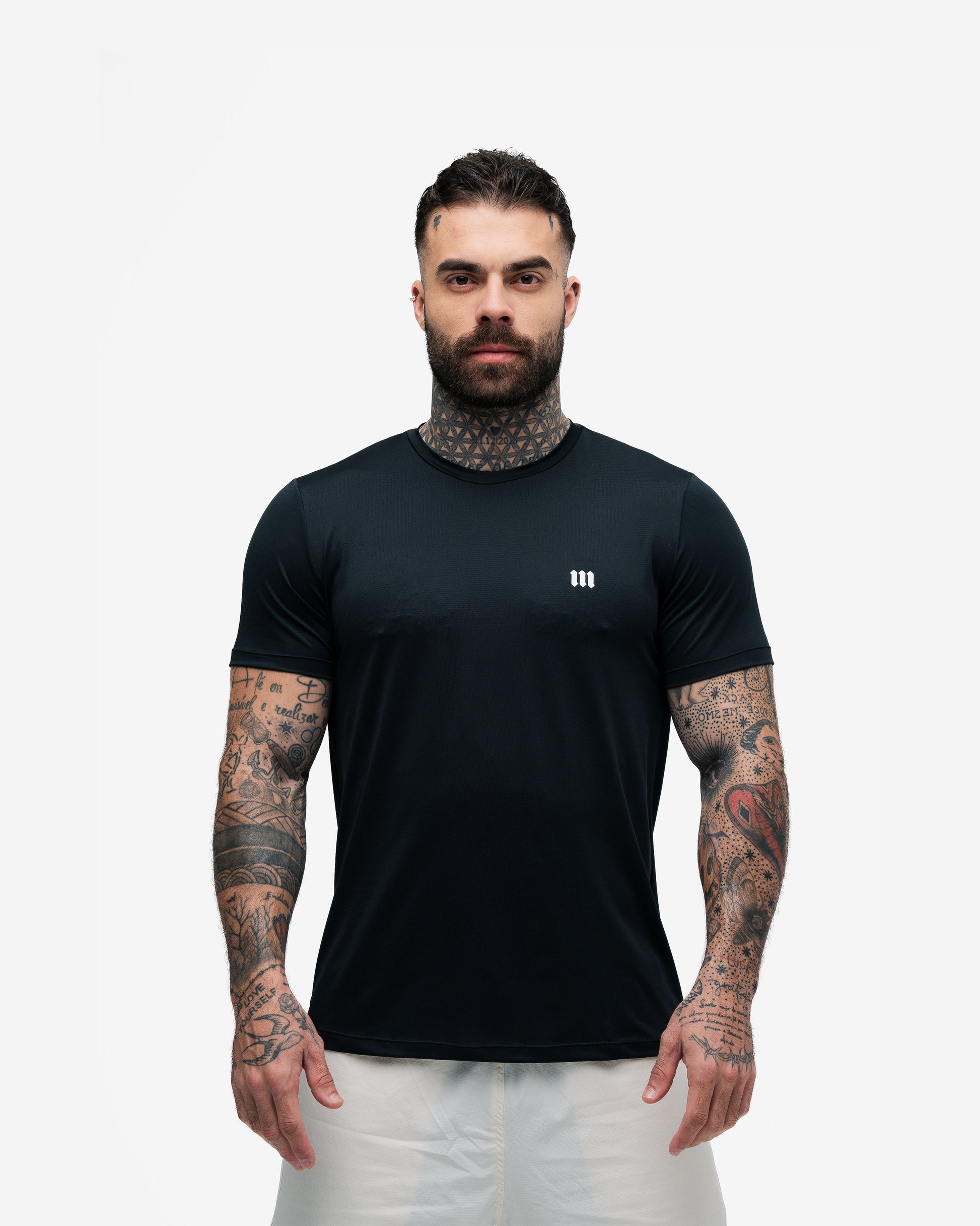 Camiseta Dry Fit Logo Preto