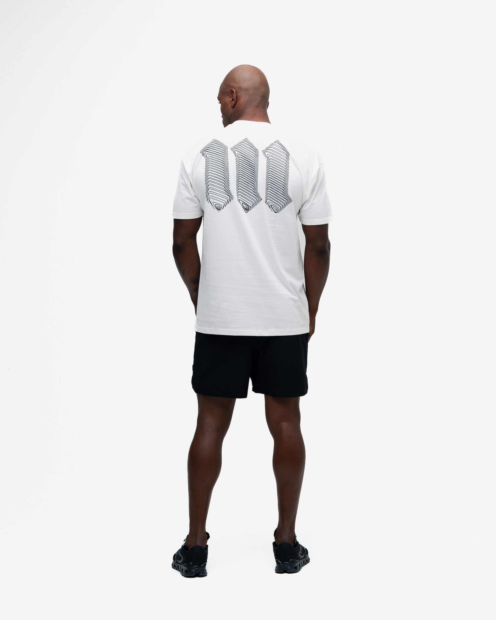 Camiseta Oversized Mith Nation Black Lines Off White