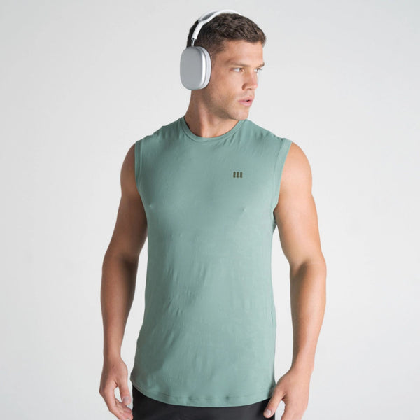 Regata Drop Shoulder Slevelles Jacquard Mith Nation Verde