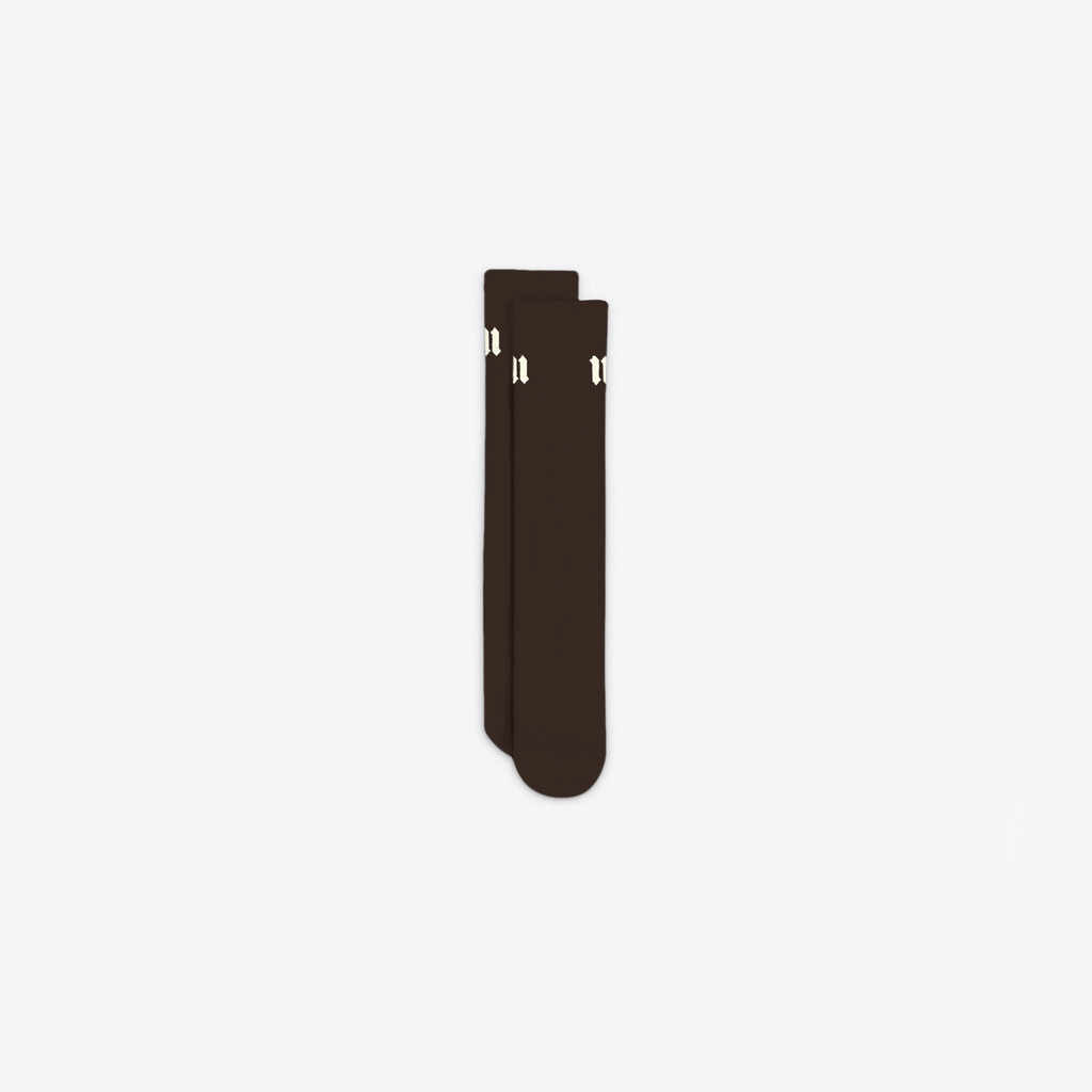 Meias Cano Alto Essential Mith Marrom