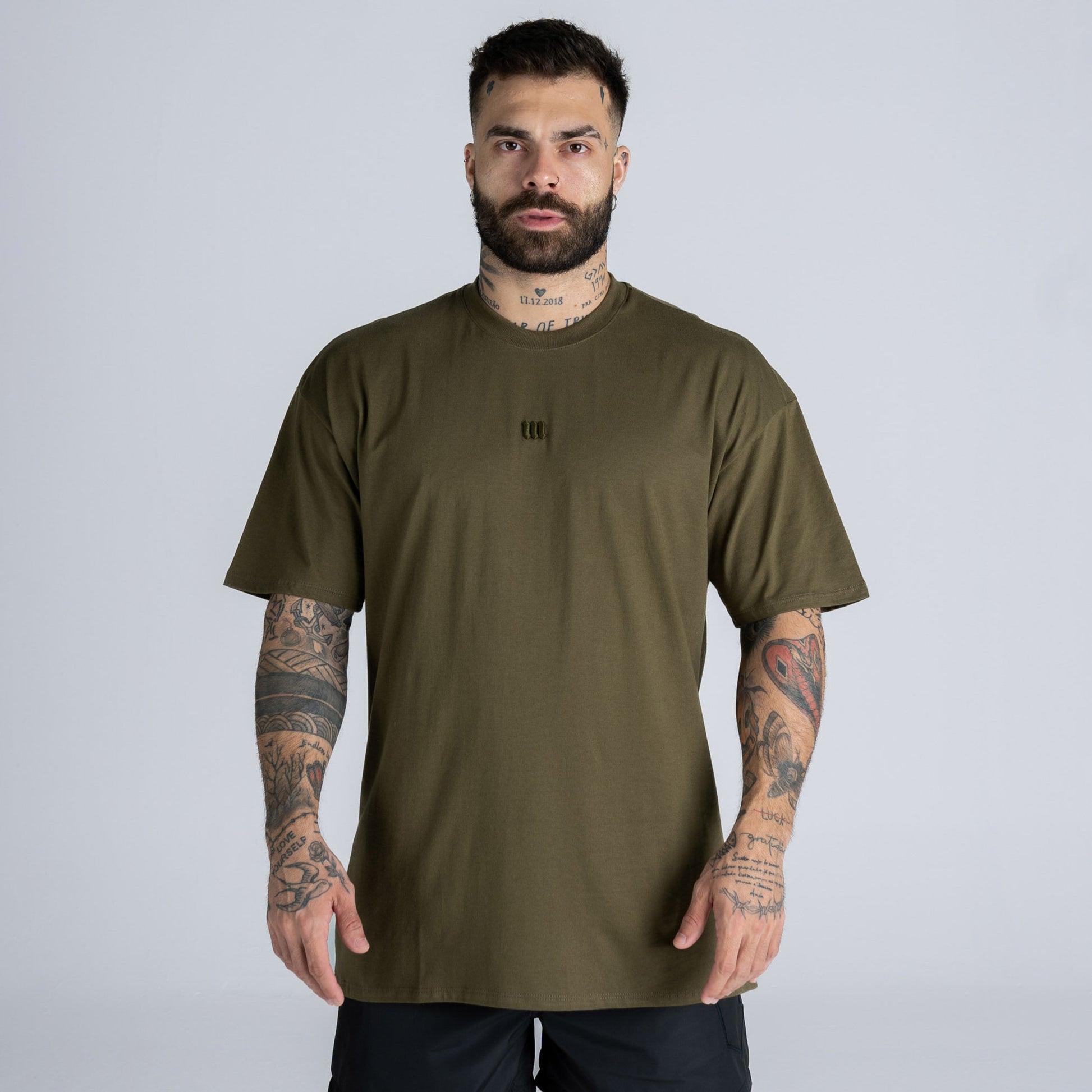 Camiseta Oversized Mith Nation Relief Verde