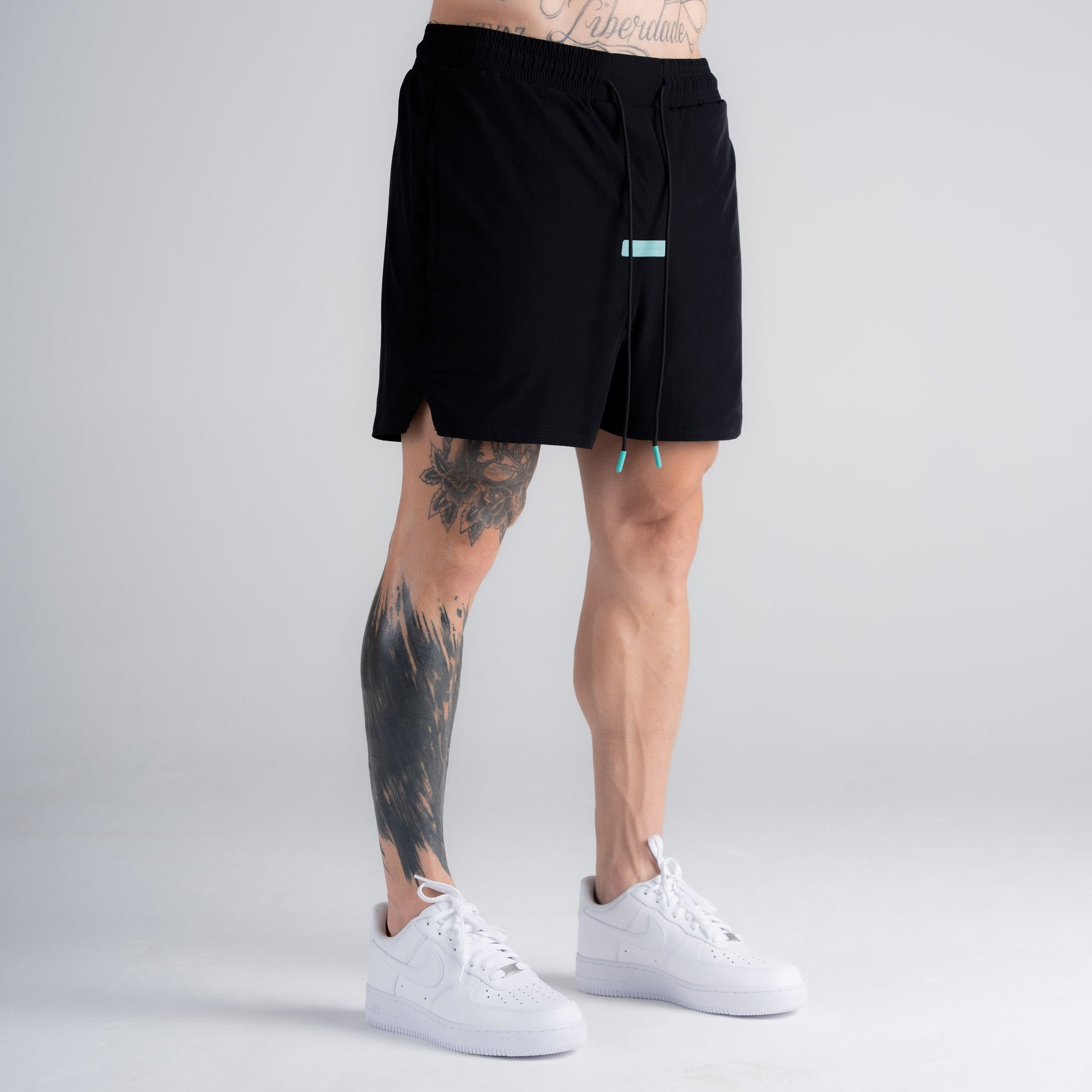 Shorts de Tactel Mith Aesthetics Preto