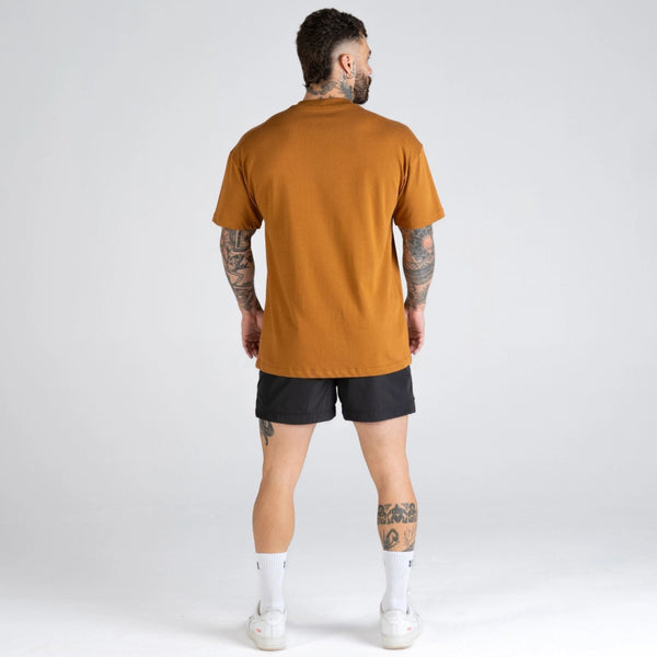 Camiseta Oversized Mith Nation Essentials Marrom