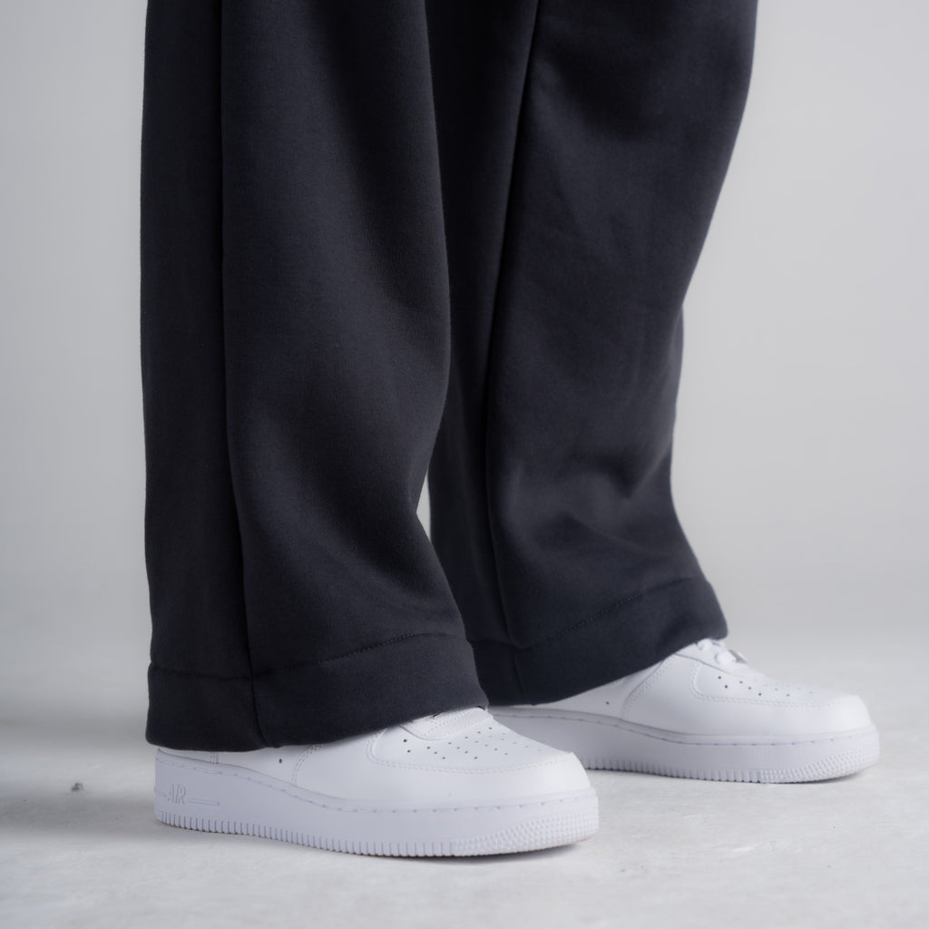 Calça de Moletom Oversized Reta Mith Aesthetics Cinza