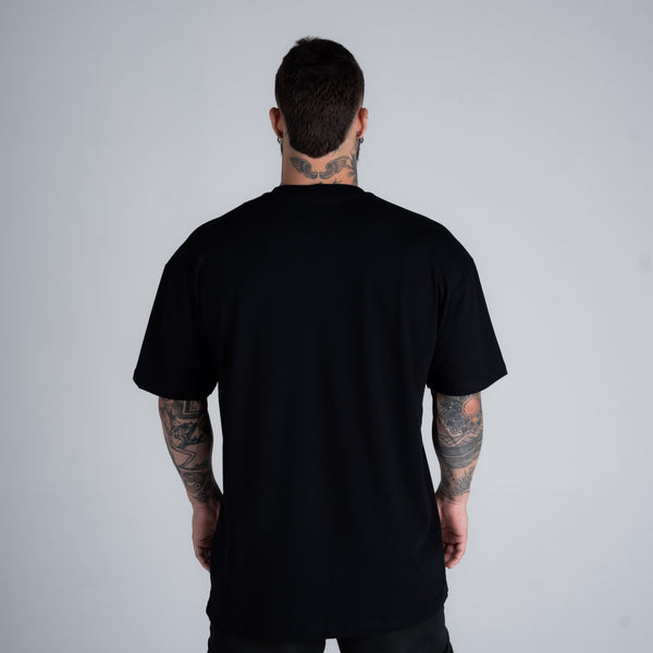 Camiseta Oversized Mith Nation Essentials Preto