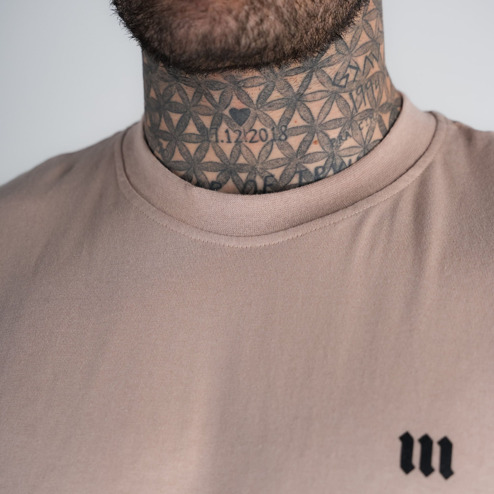 Camiseta Oversized Mark Bege Mith