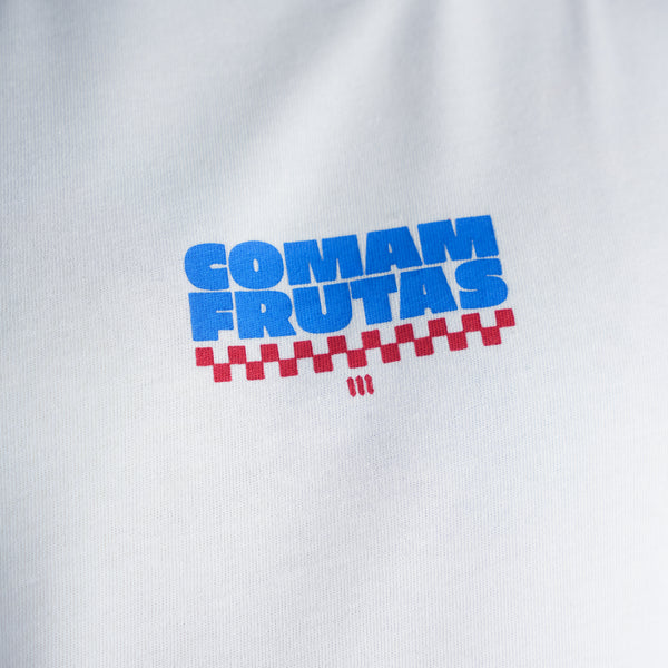 Regata Drop Shoulder Slevelles Mith Comam Frutas Reticule Burger Off White