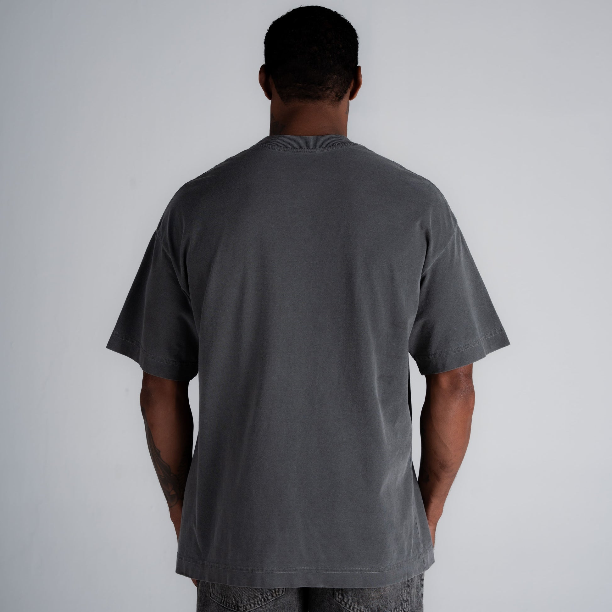Camiseta Oversized Estonada Muhammad Ali Cinza