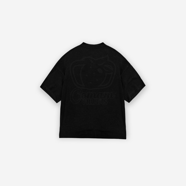 Camiseta <strong>Oversized Heavy </strong> Comam Frutas Guaraná Preto