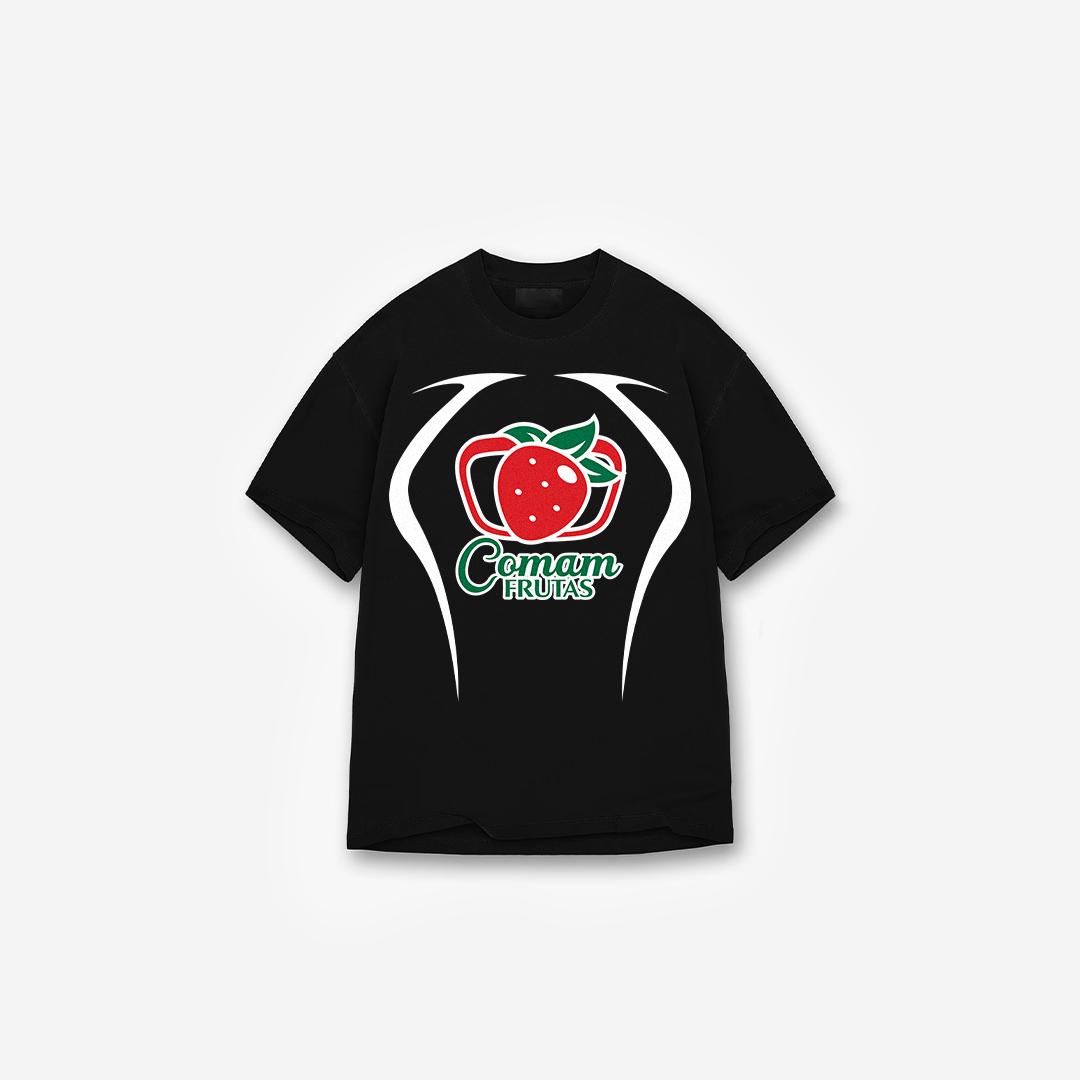 Camiseta Mith Comam Frutas BR Number 10 Preto
