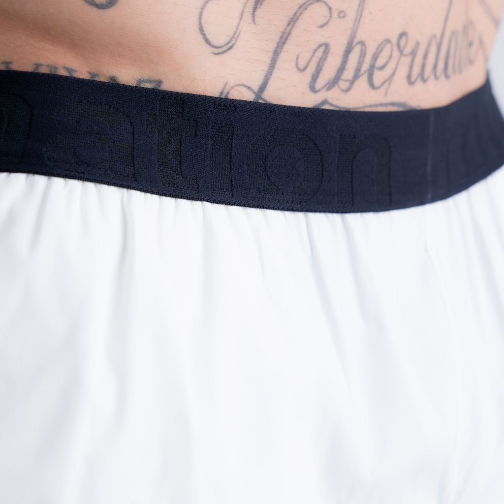 Shorts Curto de Tactel Performance Mith Nation Off White