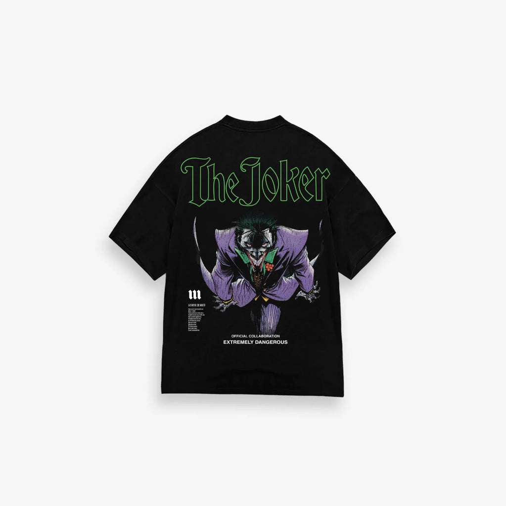 Camiseta <strong>Oversized Treino</strong> Mith X Joker Dangerous Preto