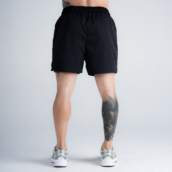 Shorts Curto Tactel Comam Frutas Preto