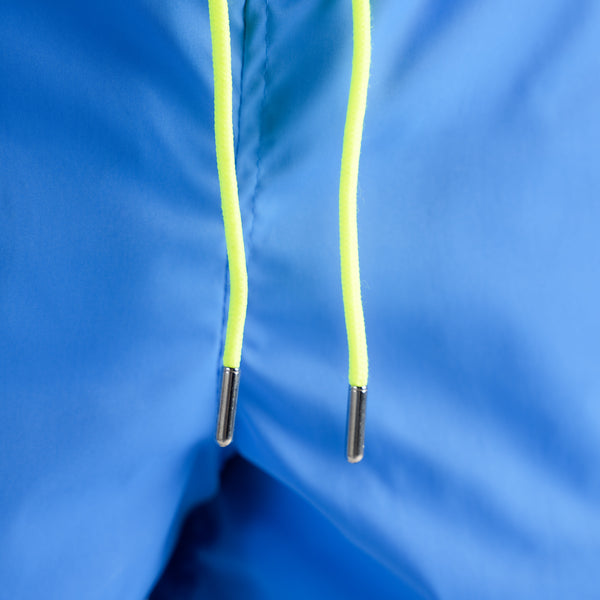 Shorts Curto Tactel Comam Frutas Azul