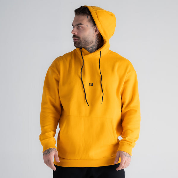 Blusa Moletom Oversized com Capuz Mith Nation Amarelo