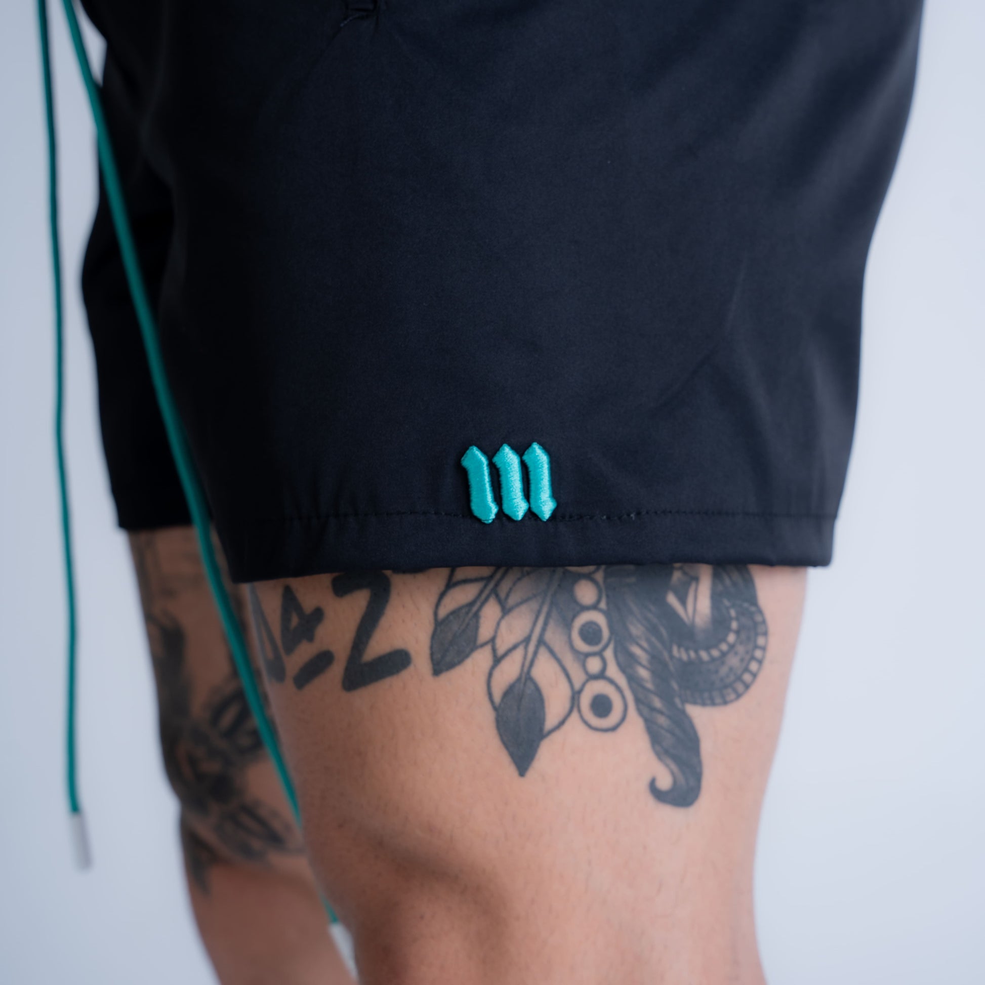 Shorts de Tactel Mith Nation Royal Preto