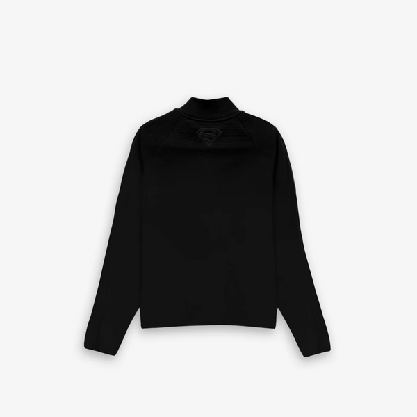 Camiseta Manga Longa Compressao Preta Mith x Superman