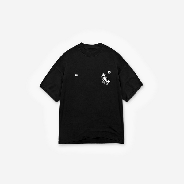 Camiseta Oversized Treino Preta Mith Que Deus Perdoe Preto