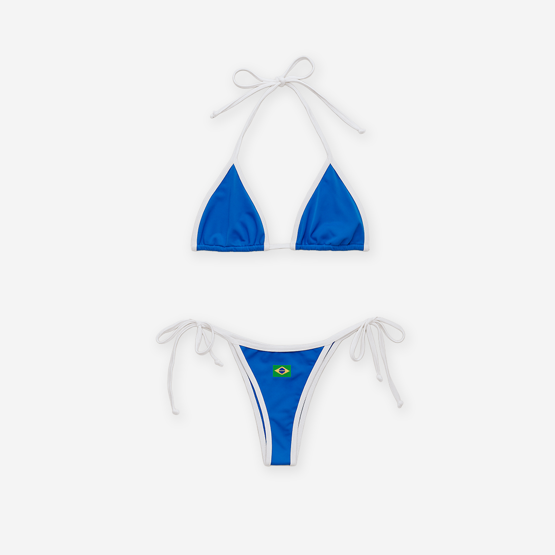 Biquini Mith Comam Frutas BR Azul