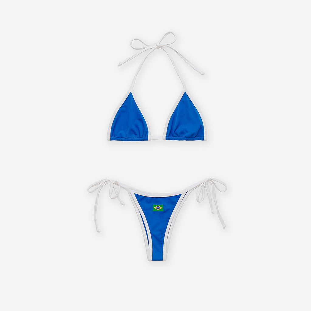 Biquini Mith Comam Frutas BR Azul