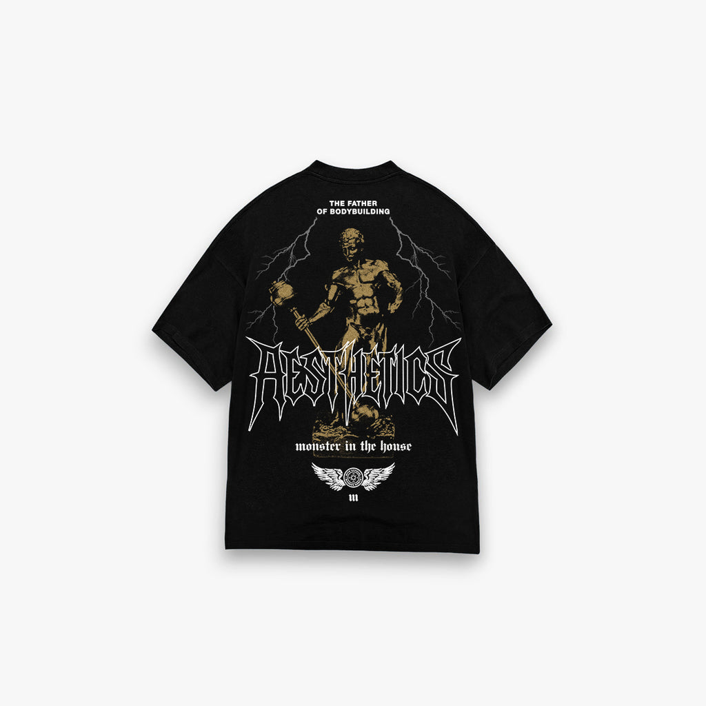 Camiseta <strong>Oversized Treino</strong> Mith Sandow Preto