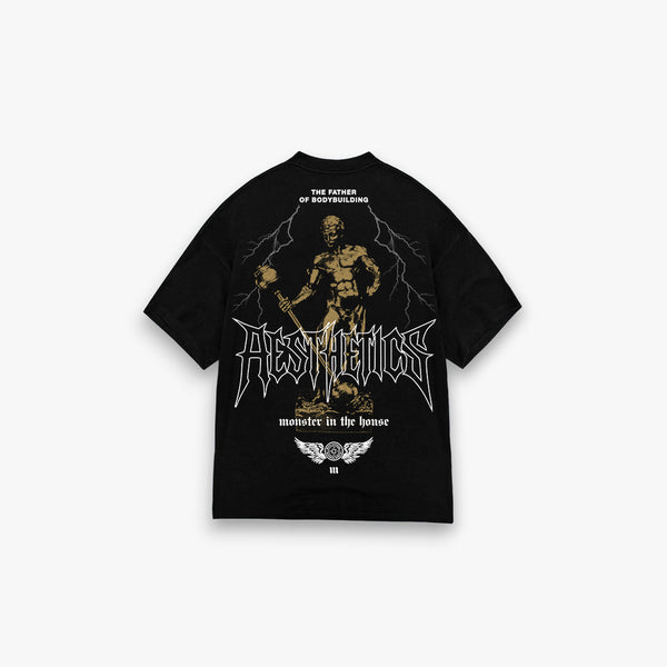 Camiseta <strong>Oversized Treino</strong> Mith Sandow Preto