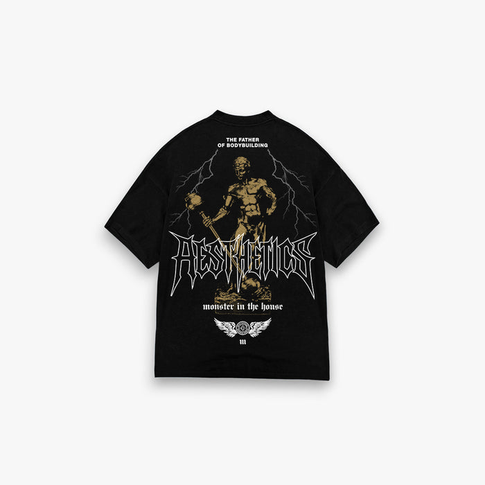 Camiseta <strong>Oversized Treino</strong> Mith Sandow Preto