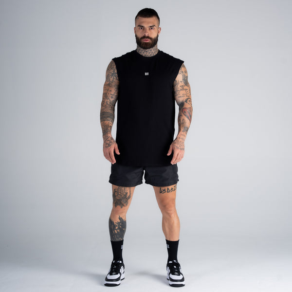 Regata Drop Shoulder Slevelles Mith Nation Training Club Preto