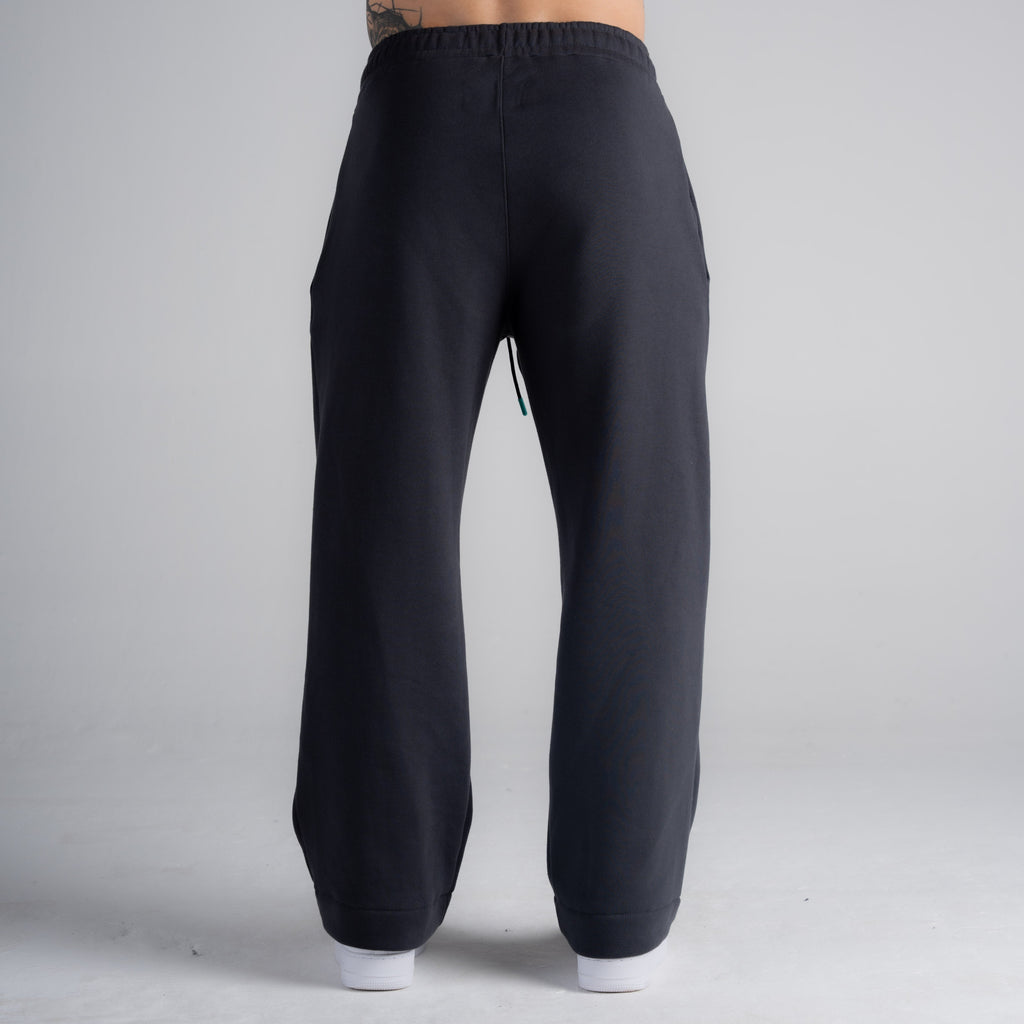 Calça de Moletom Oversized Reta Mith Aesthetics Cinza