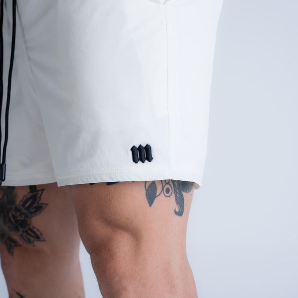 Shorts Curto de Tactel Mith Nation Off White