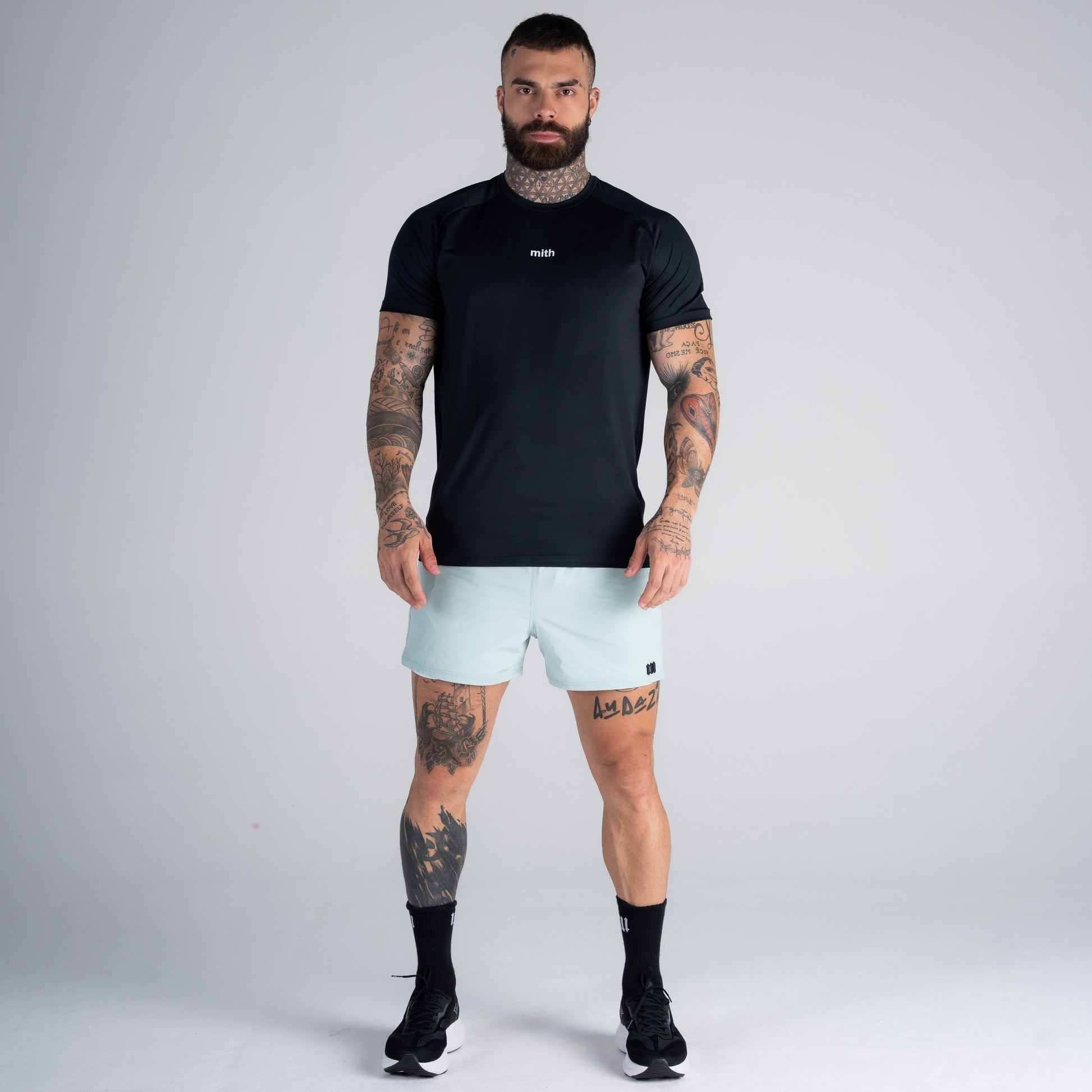 Camiseta Dry Fit Logo Preta