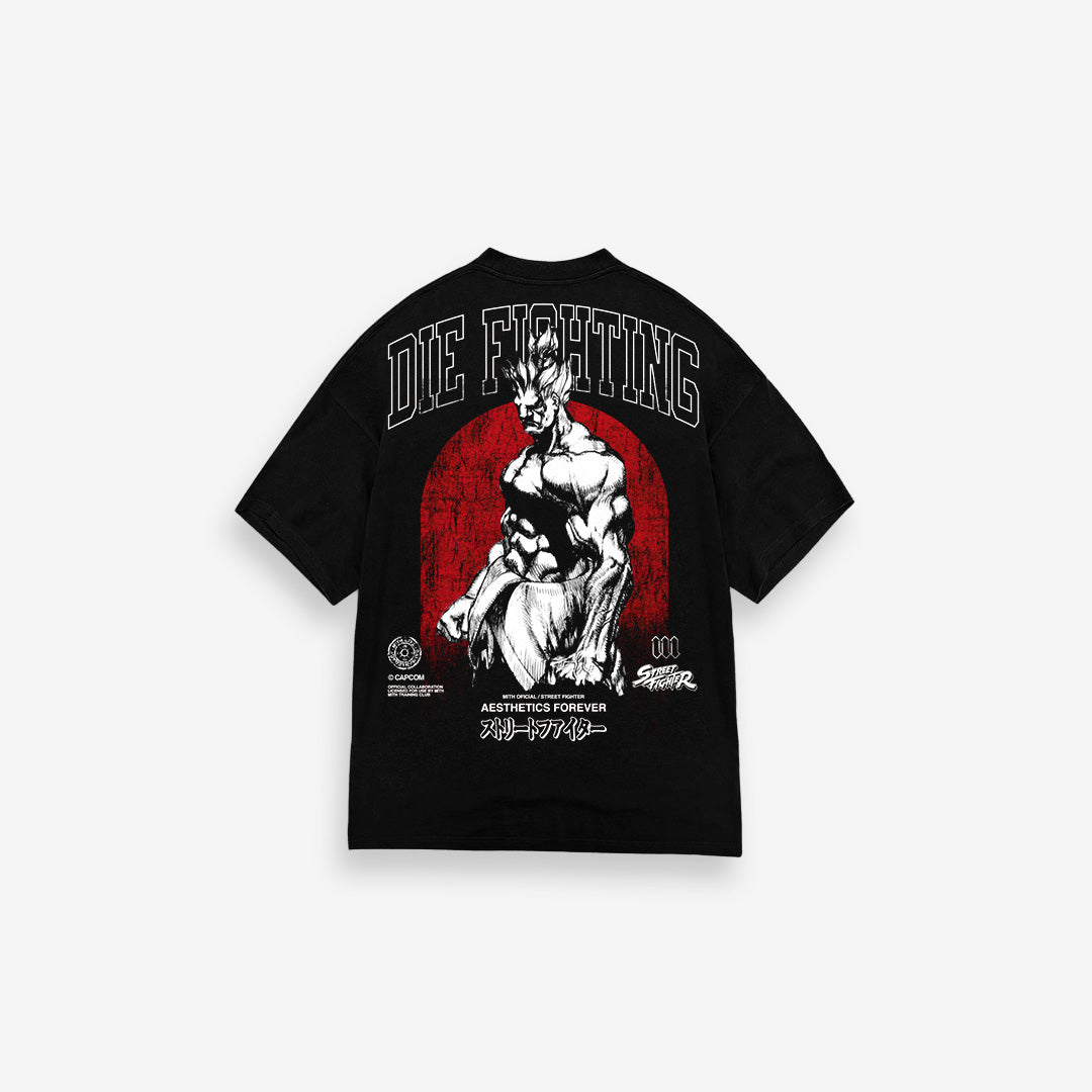 Camiseta Oversized Treino Preta Mith Akuma