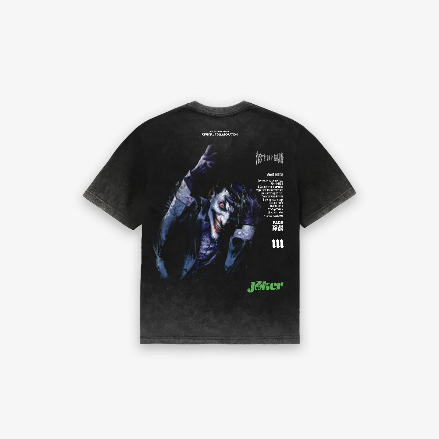 Camiseta <strong>Oversized Estonada Premium</strong> Mith X Joker Preto