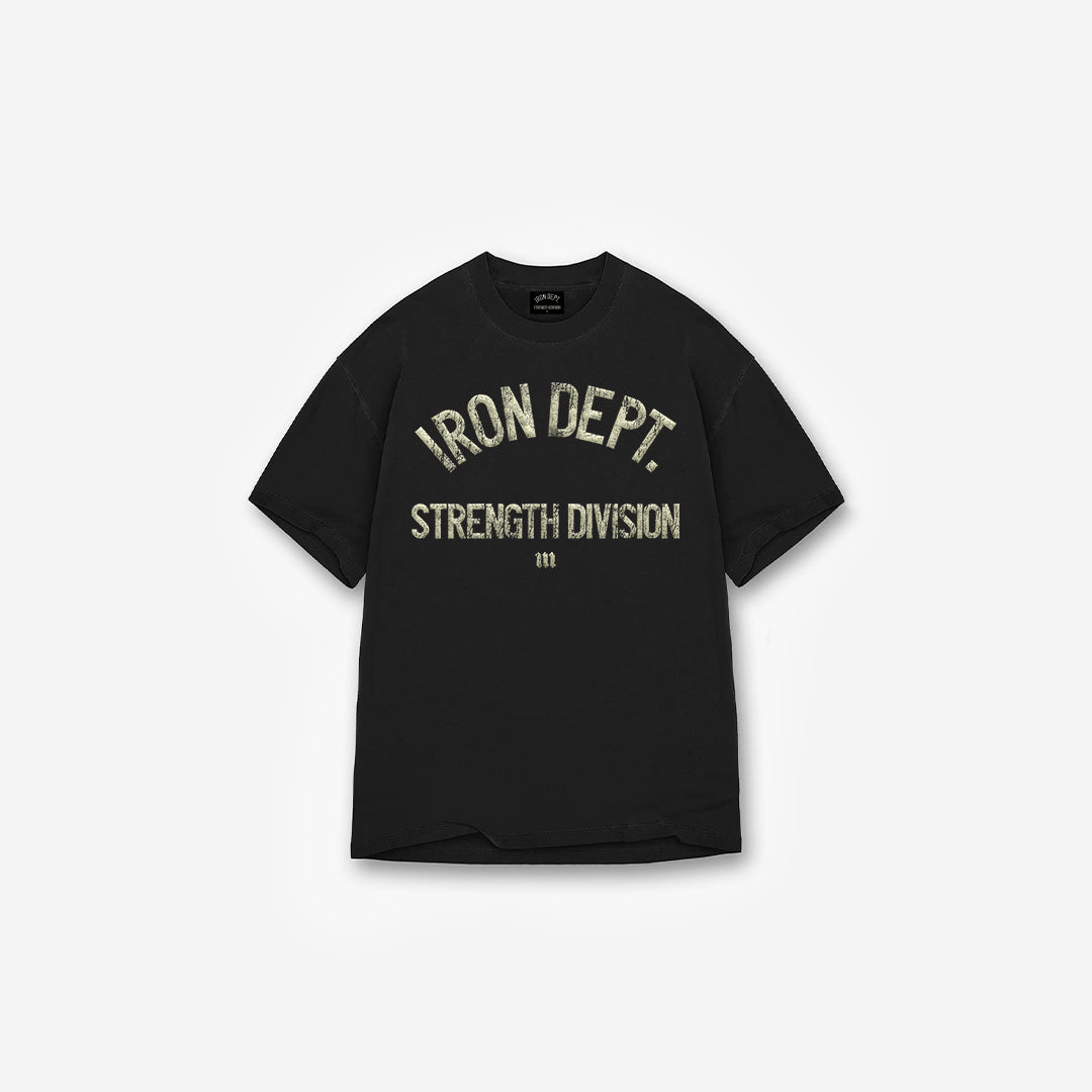 Camiseta Oversized Box Iron Dept. Preto