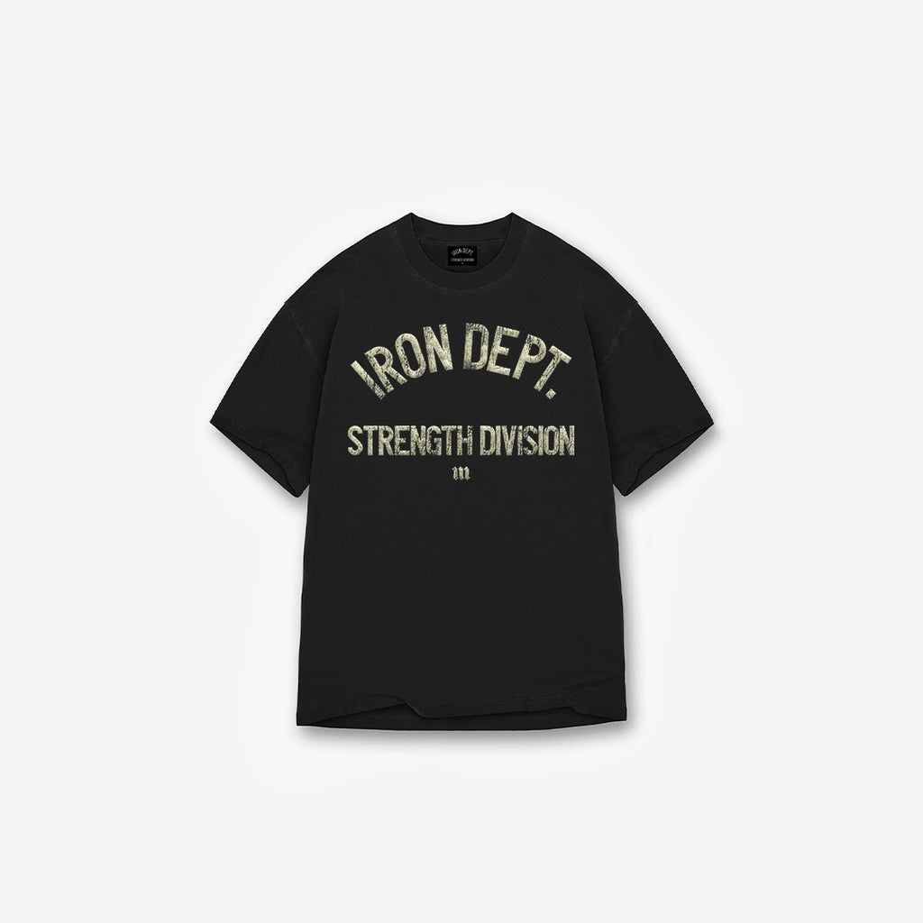 Camiseta Oversized Box Iron Dept. Preto