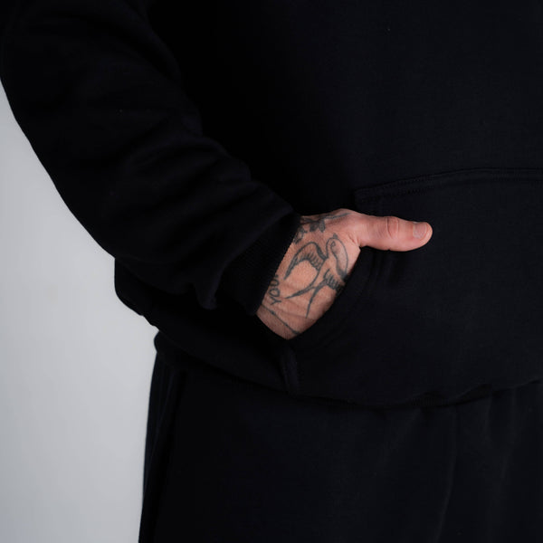 Blusa de Moletom Oversized Cloud Preto