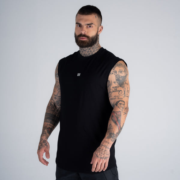 Regata Drop Shoulder Slevelles Mith Nation Training Club Preto