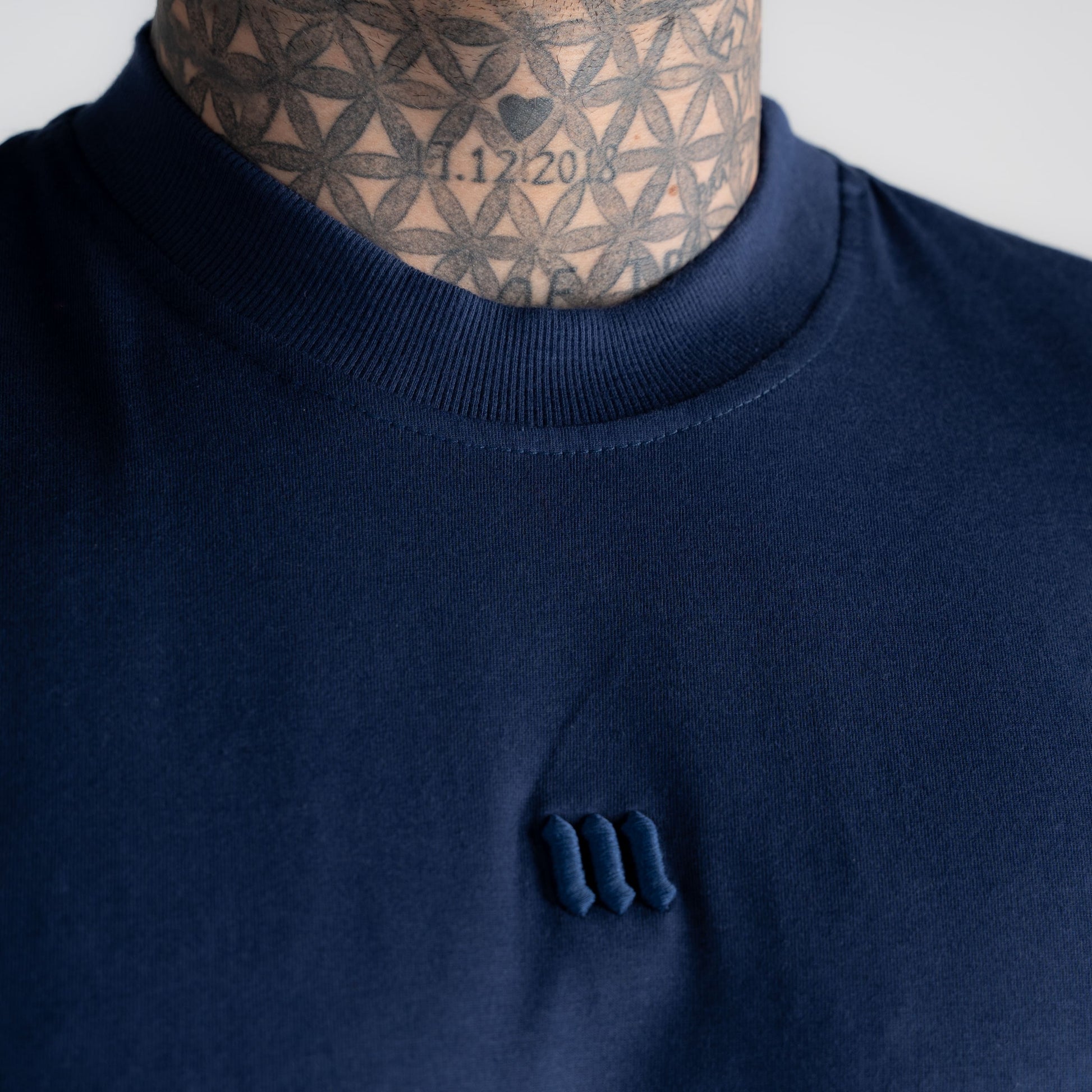 Camiseta Oversized Mith Nation Adornment Marinho