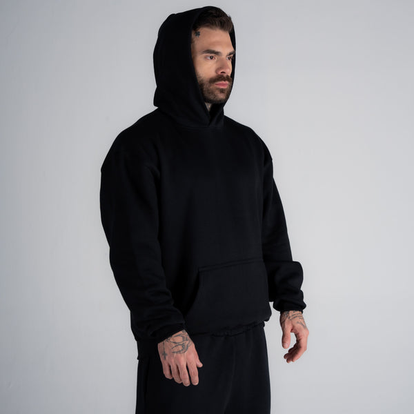 Blusa de Moletom Oversized Cloud Preto