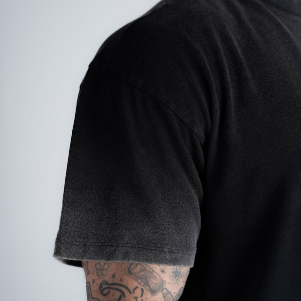 Camiseta Oversized Estonada Comam Frutas Burger Preto