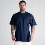 Camiseta Oversized Mith Nation Adornment Marinho