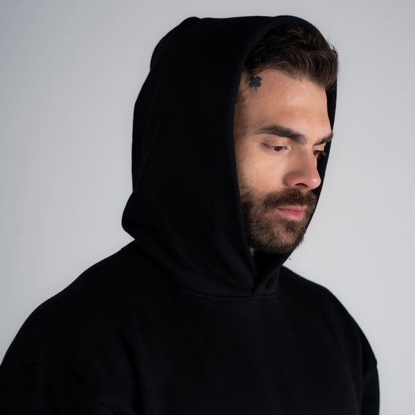 Blusa de Moletom Oversized Cloud Preto