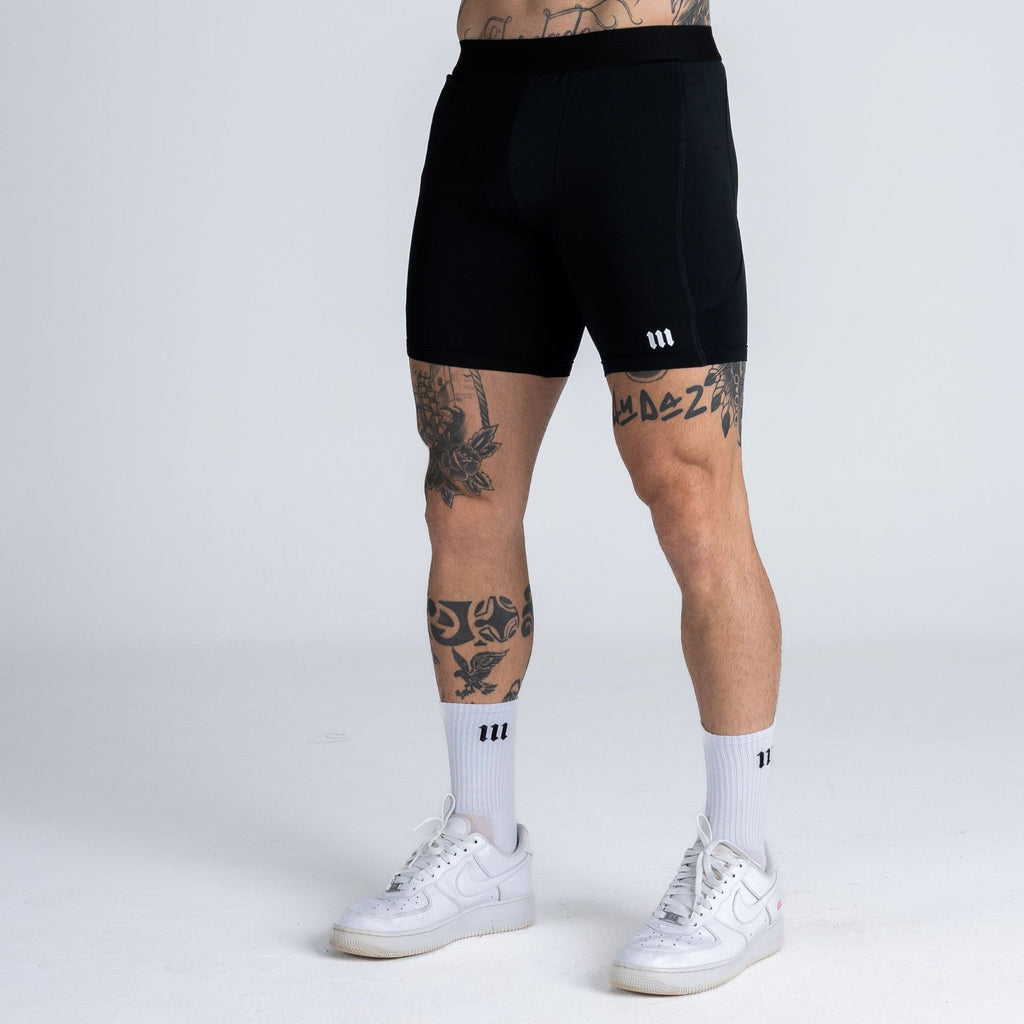 Shorts Legging Compressão Mith Nation Pro Preto