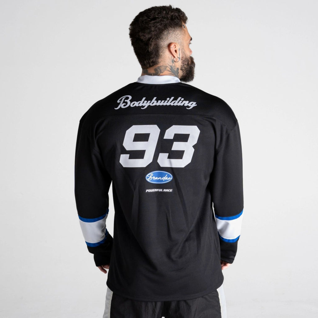 Jersey Oversized Manga Longa Brandão Preto