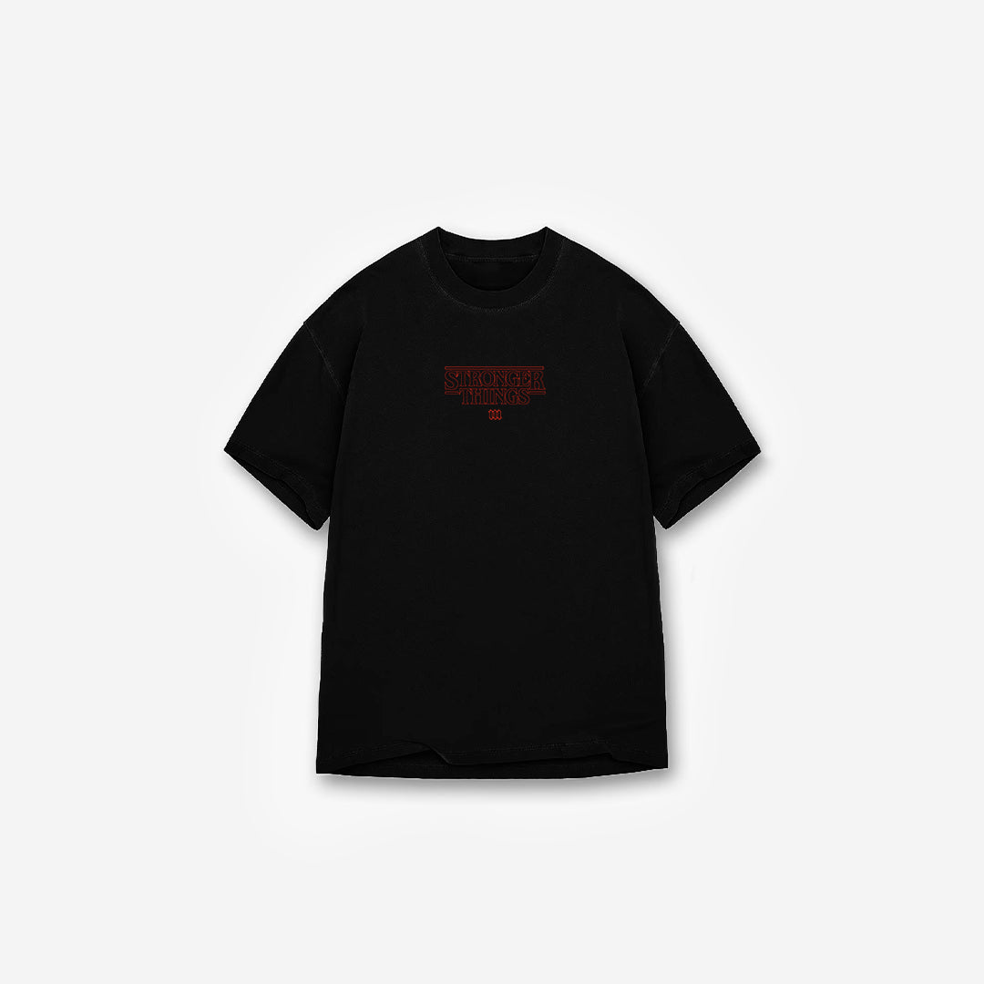 Camiseta Oversized Treino Mith Stronger Things Preto