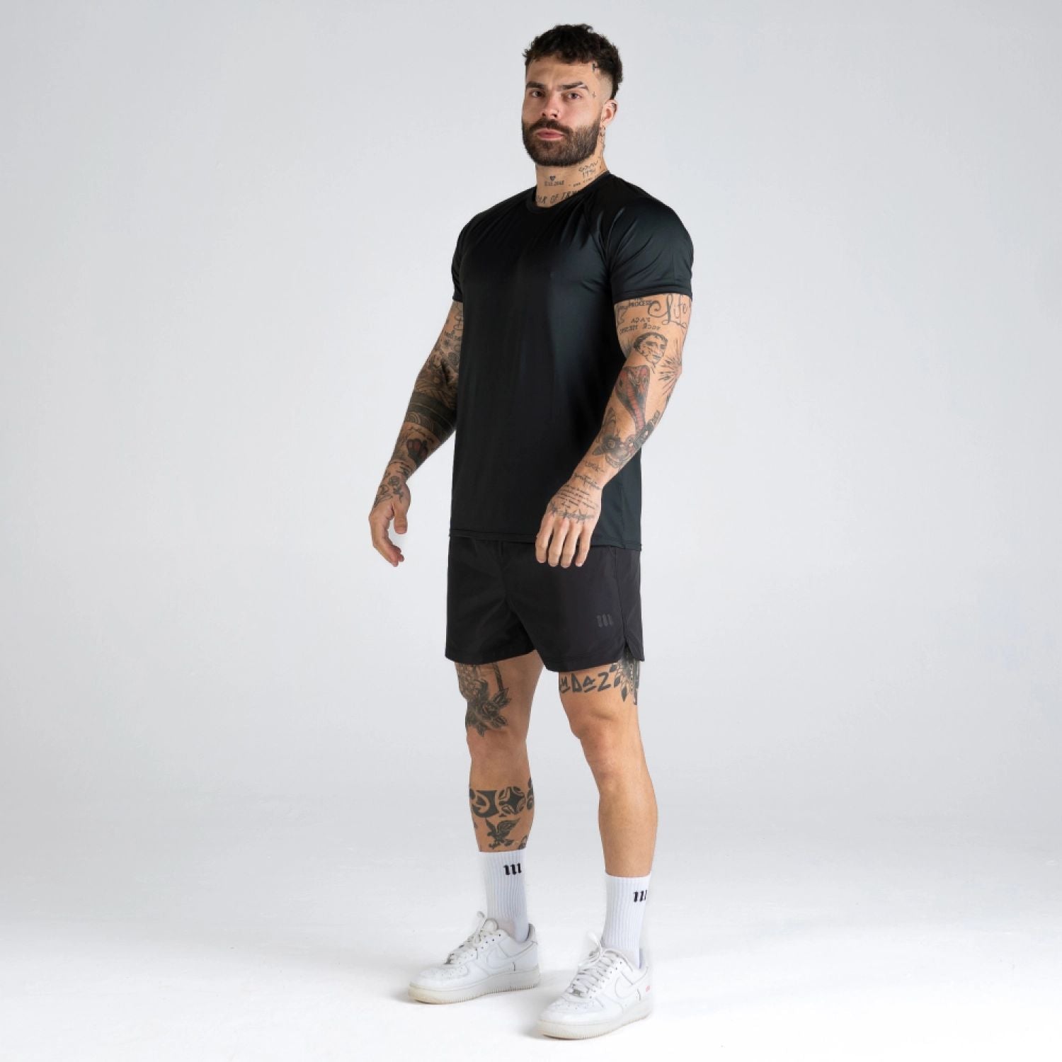 Camiseta Raglan Mith Nation Pro Preto